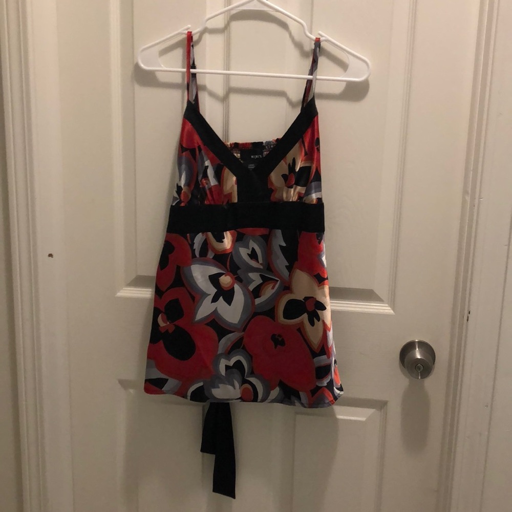 Silk tank top